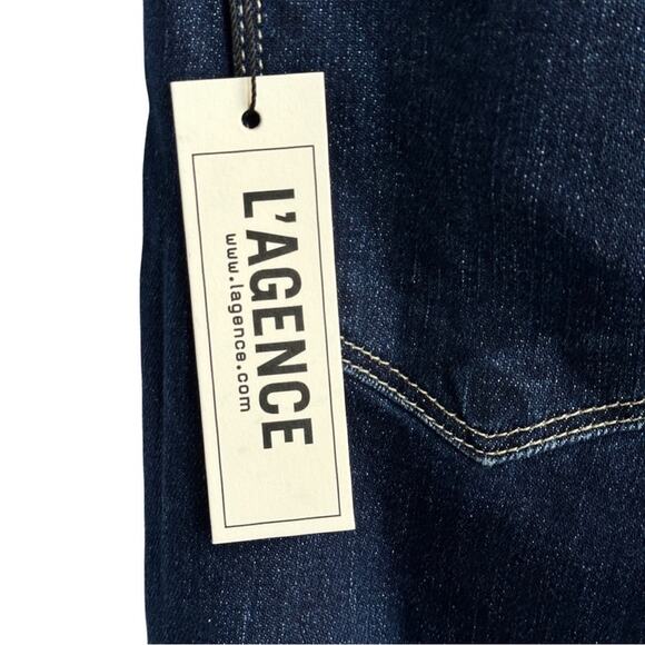 L’AGENCE Alexia High Rise Crop Cigarette Jeans In Pike - Picture 7 of 8